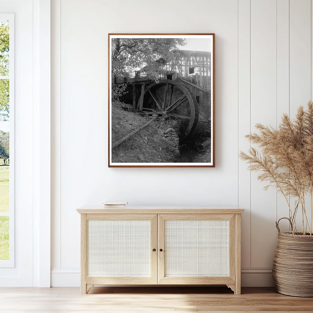 Gordonsville VA Waterwheels Photo, Early 1900s