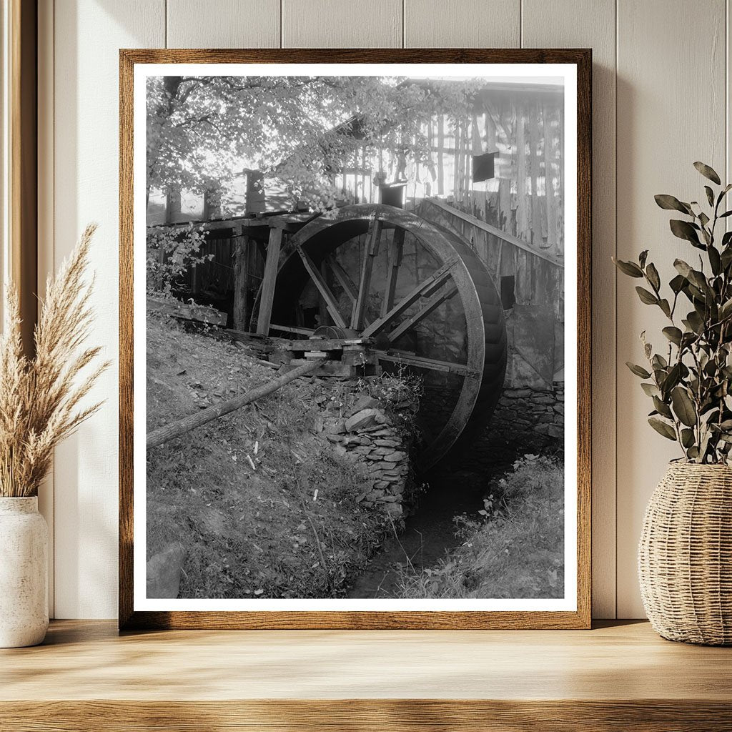 Gordonsville VA Waterwheels Photo 19th Century