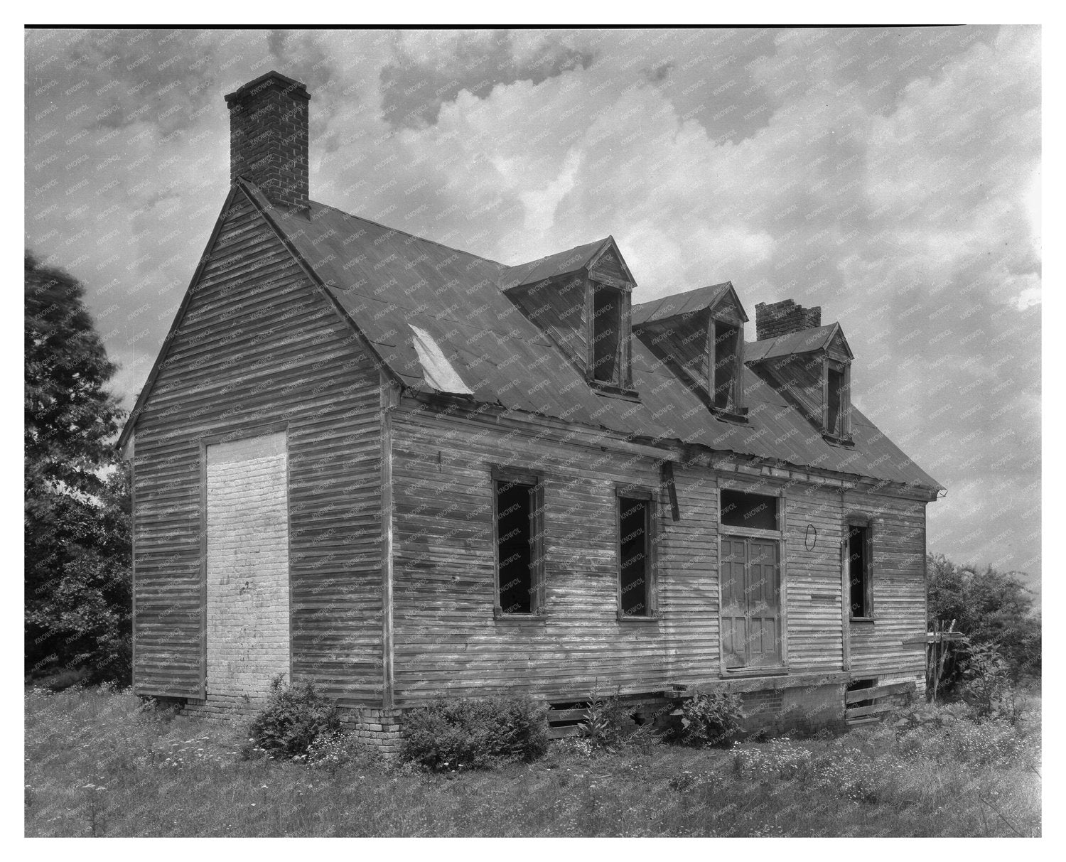 Vintage Photo of Albemarle County, VA Architecture, 1953
