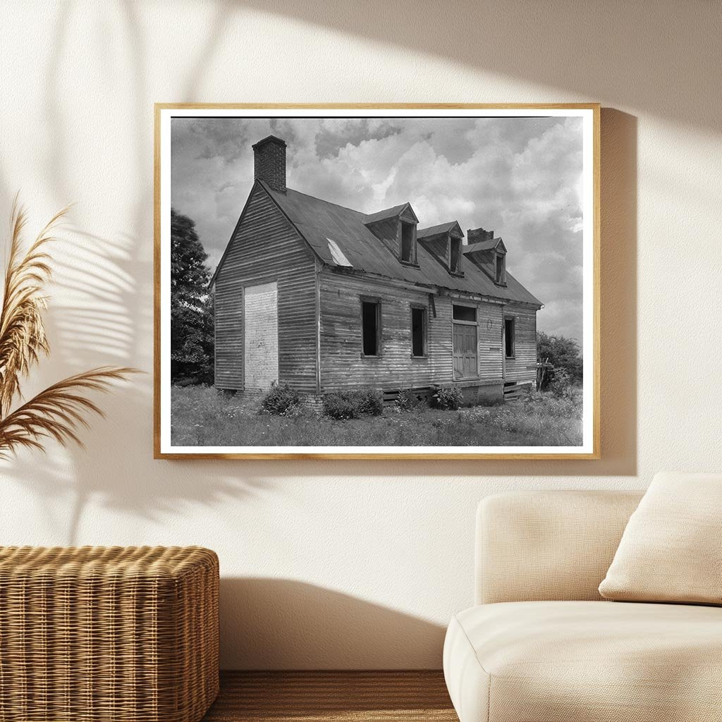 Vintage Photo of Albemarle County, VA Architecture, 1953