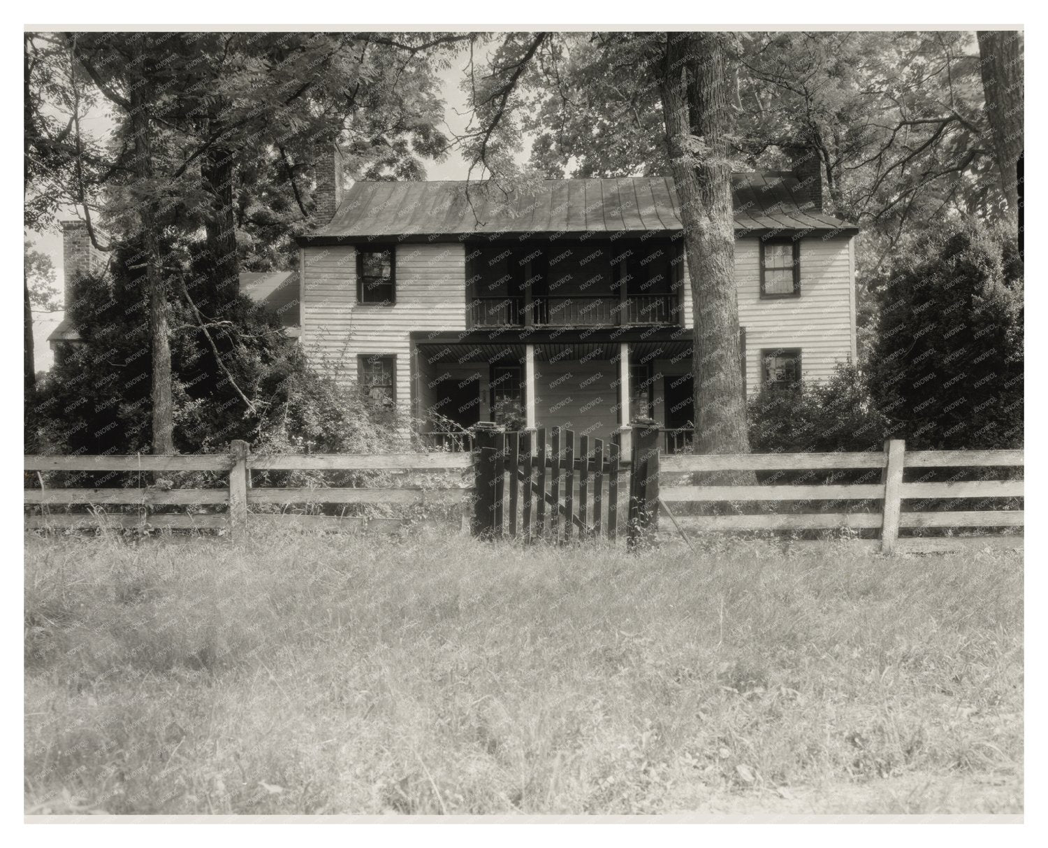 Zion Road Vintage Photo, Albemarle County VA 20th Century