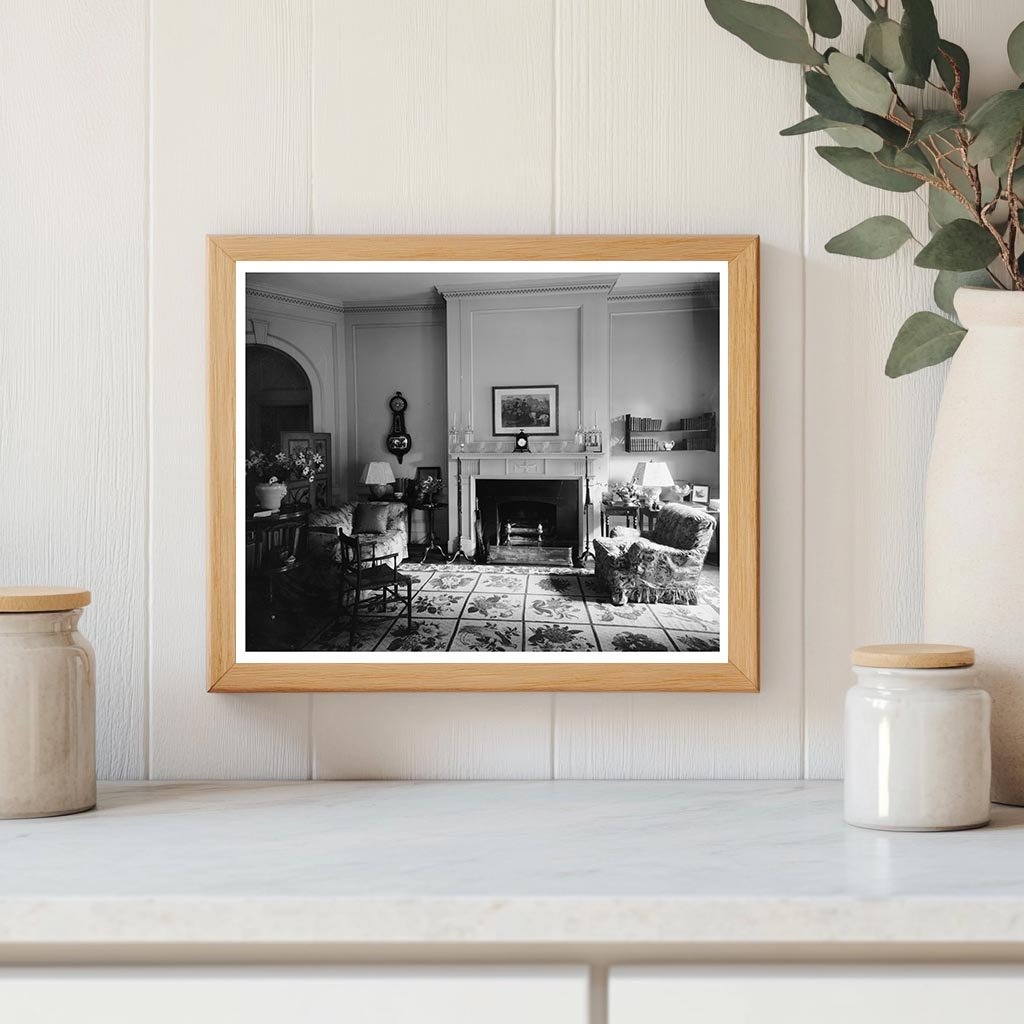 Langhorne Home Interior, Greenwood, VA, Early 20th Century