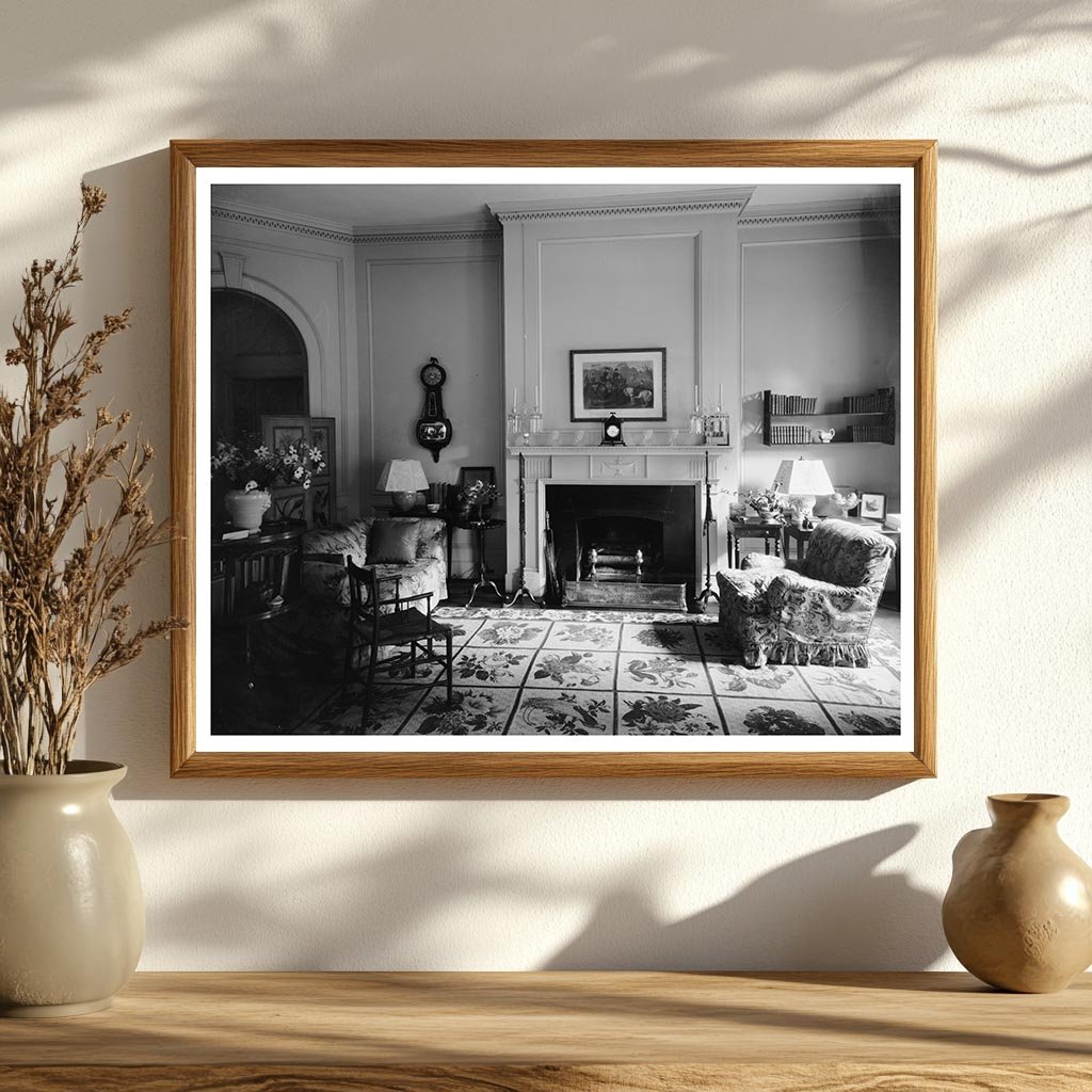 Langhorne Home Interior, Greenwood, VA, Early 20th Century
