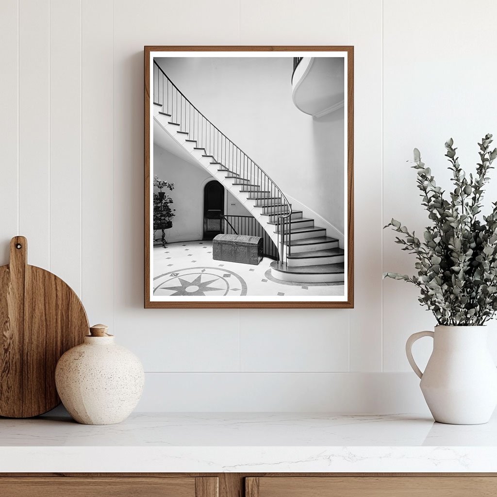 Langhorne Family Stairway, Greenwood, VA, 1953