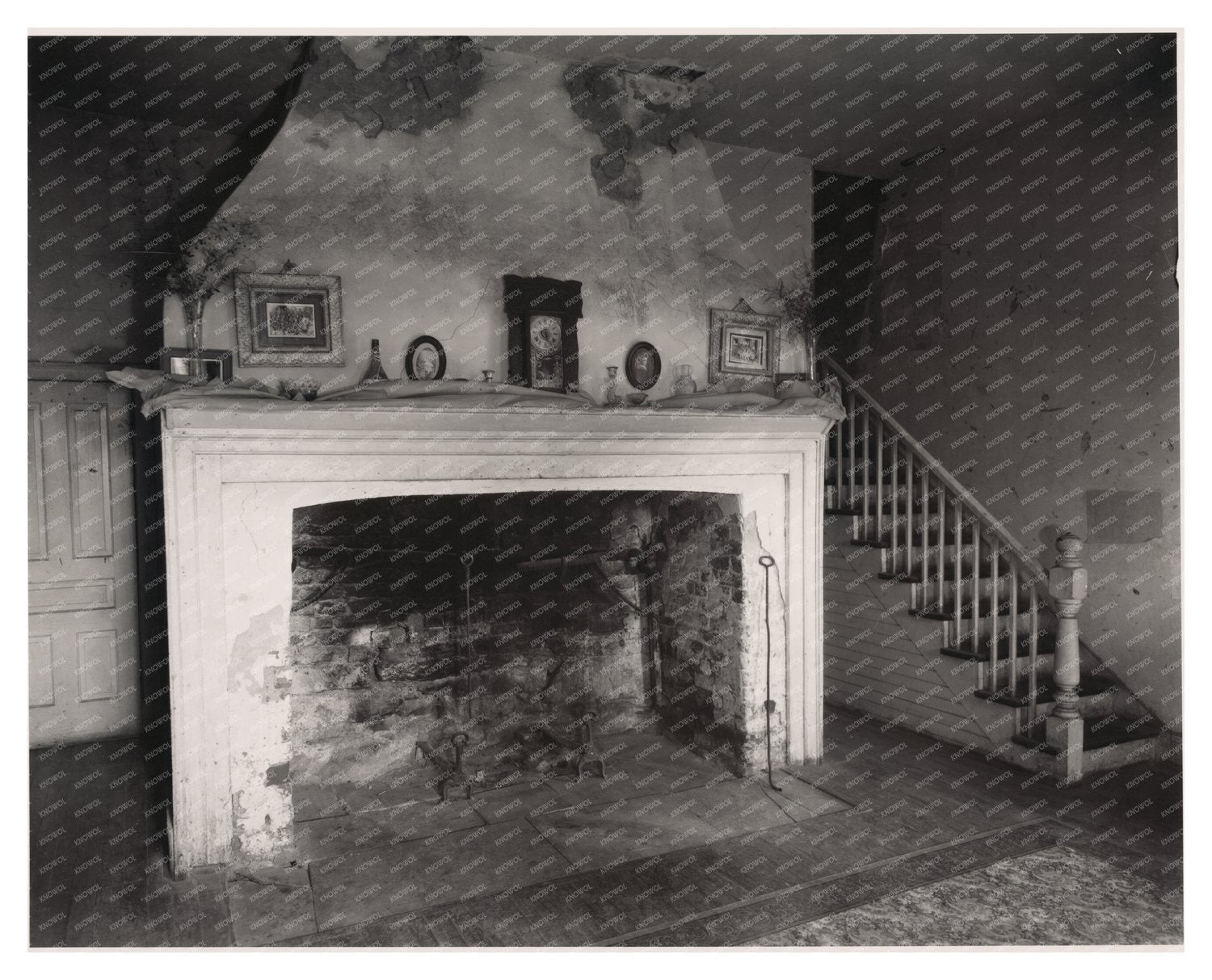 Vintage Architectural Photo, Warren VA, Early 20th Century