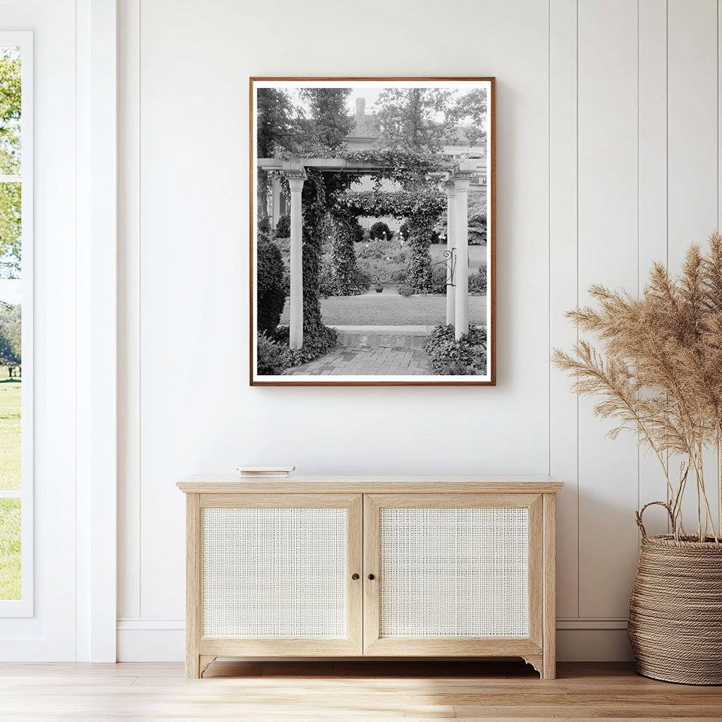 Garden in Greenwood, VA - Early 1900s Vintage Photo