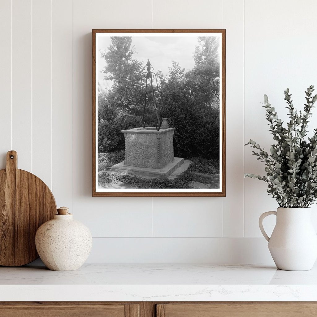 Vintage Garden Photo, Greenwood VA, Early 20th Century