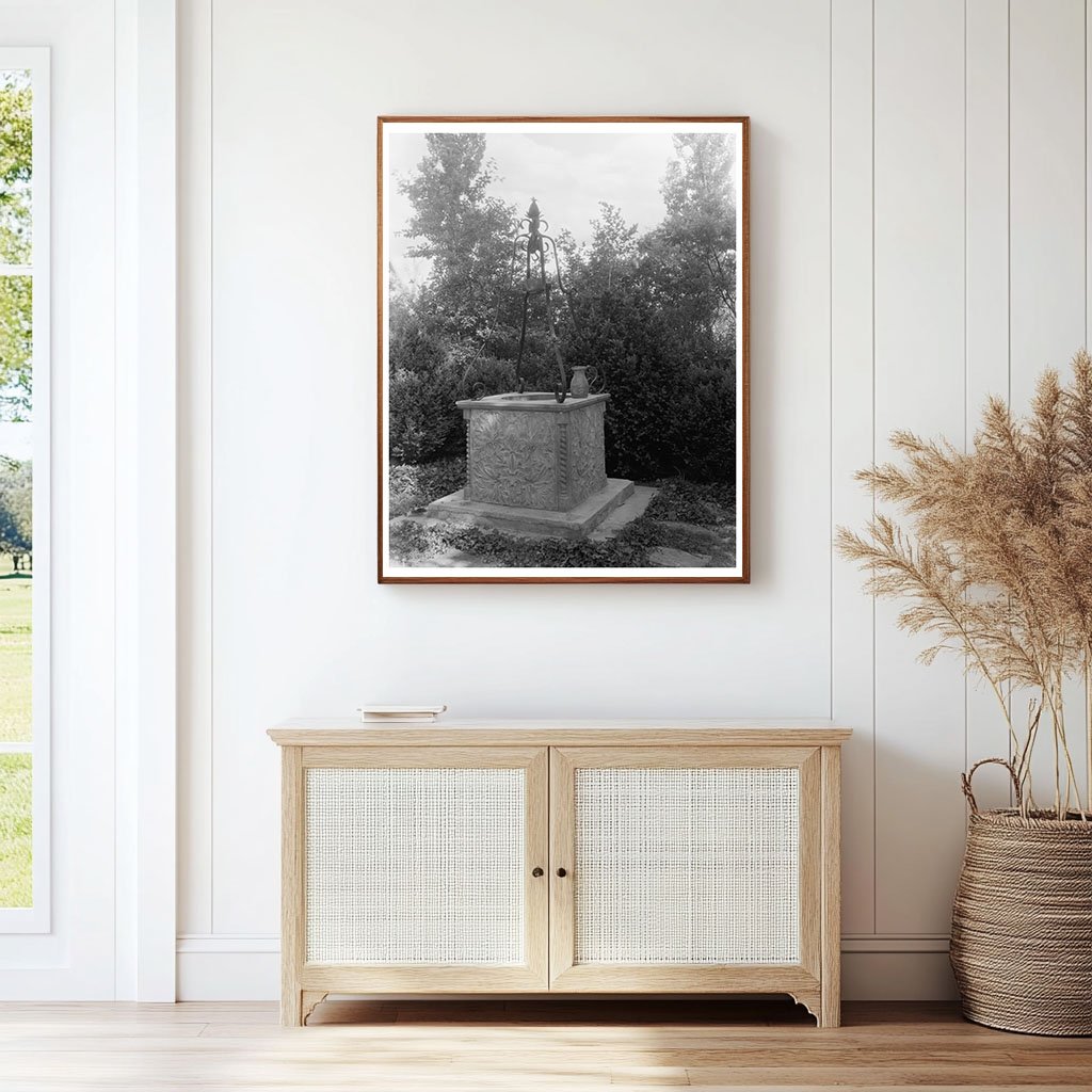 Vintage Garden Photo, Greenwood VA, Early 20th Century