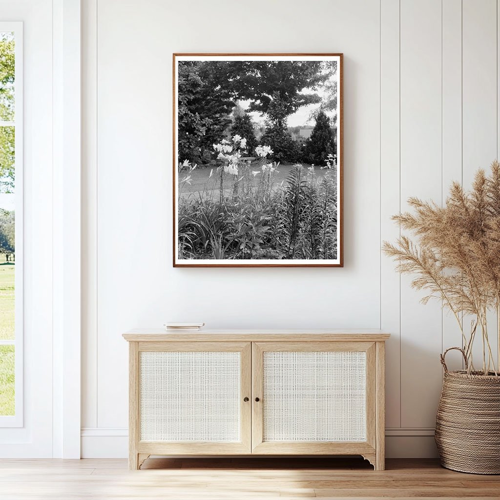 Historic Garden Photo, Greenwood VA, 20th Century