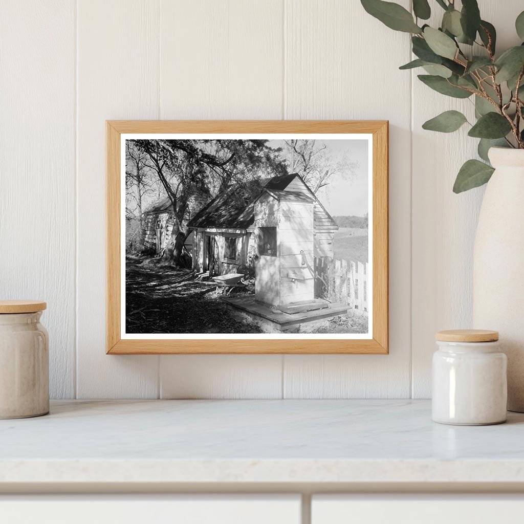 Campbell County VA Vintage Outbuilding Photo 1953