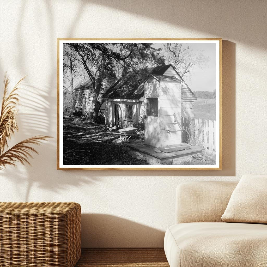 Campbell County VA Vintage Outbuilding Photo 1953