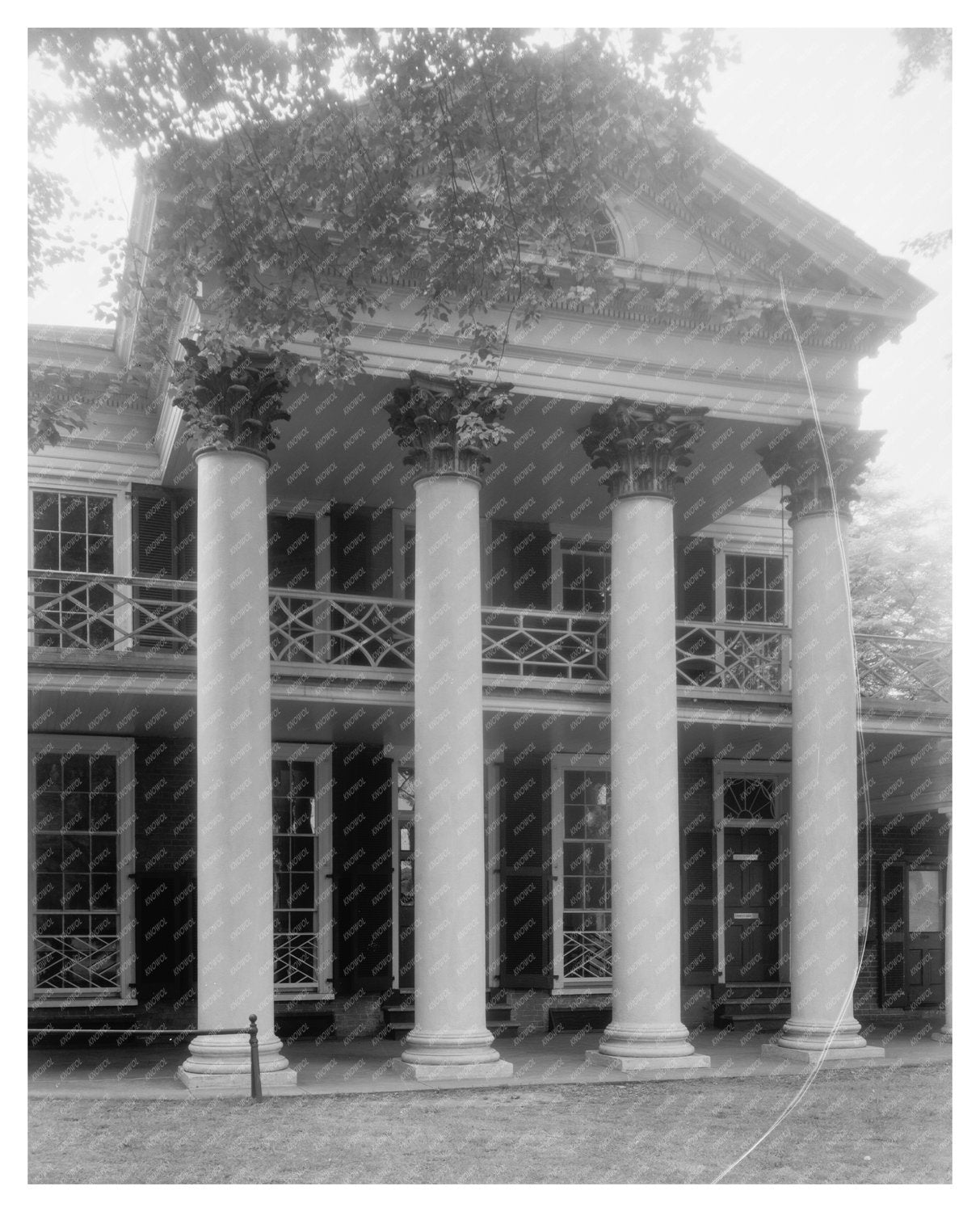 Charlottesville VA Architectural Detail Photo 1930s