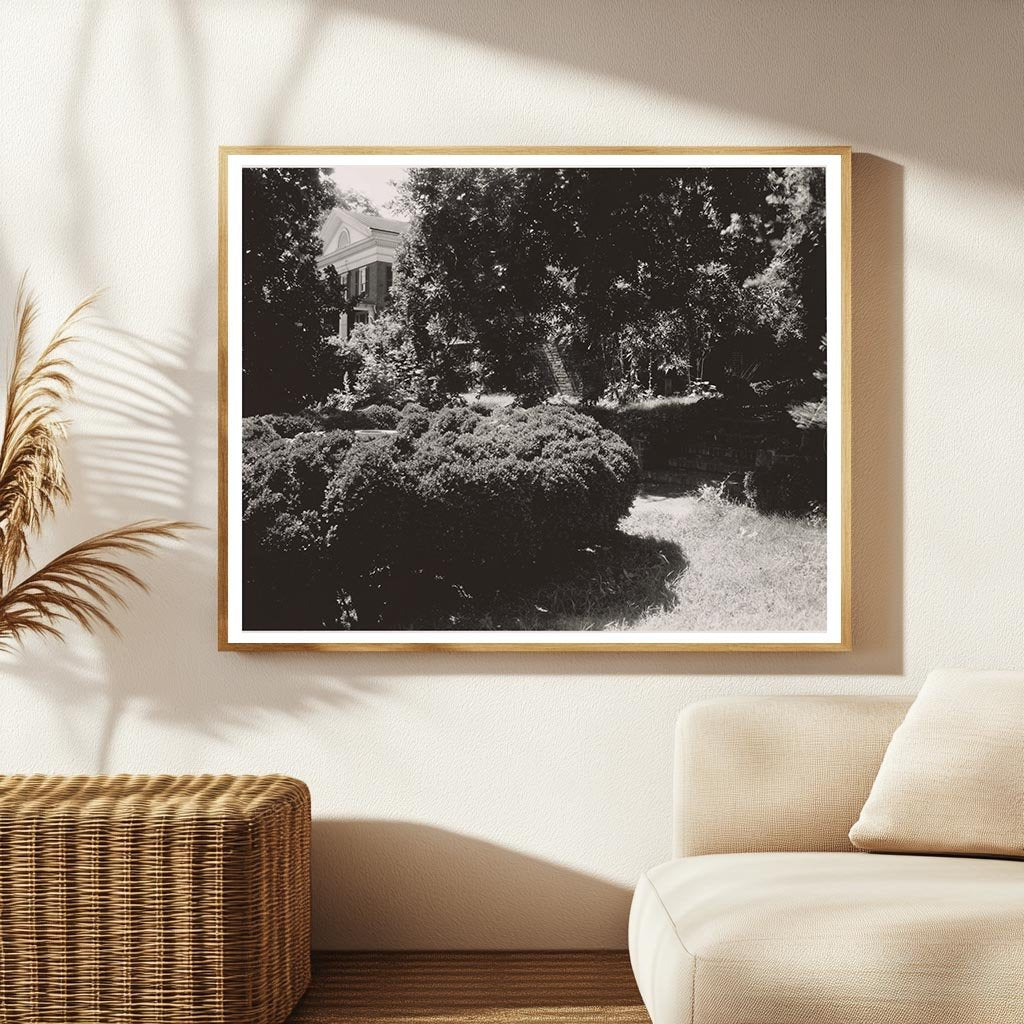 Charlottesville VA Garden Photo, Carnegie Survey 1900s