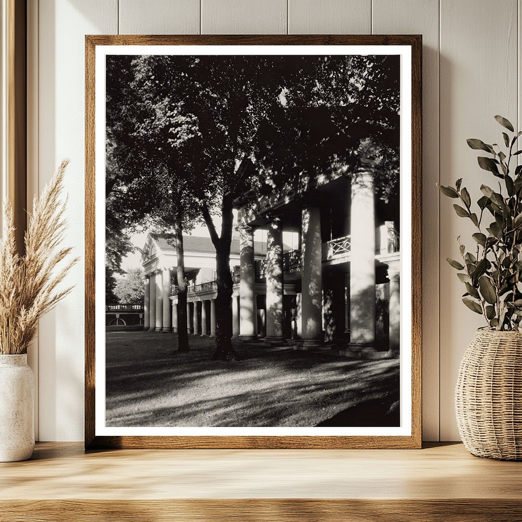 Charlottesville VA Colonnades Photo, 1953