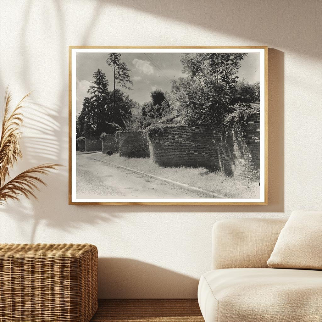 Charlottesville Garden Walls, Virginia 1953