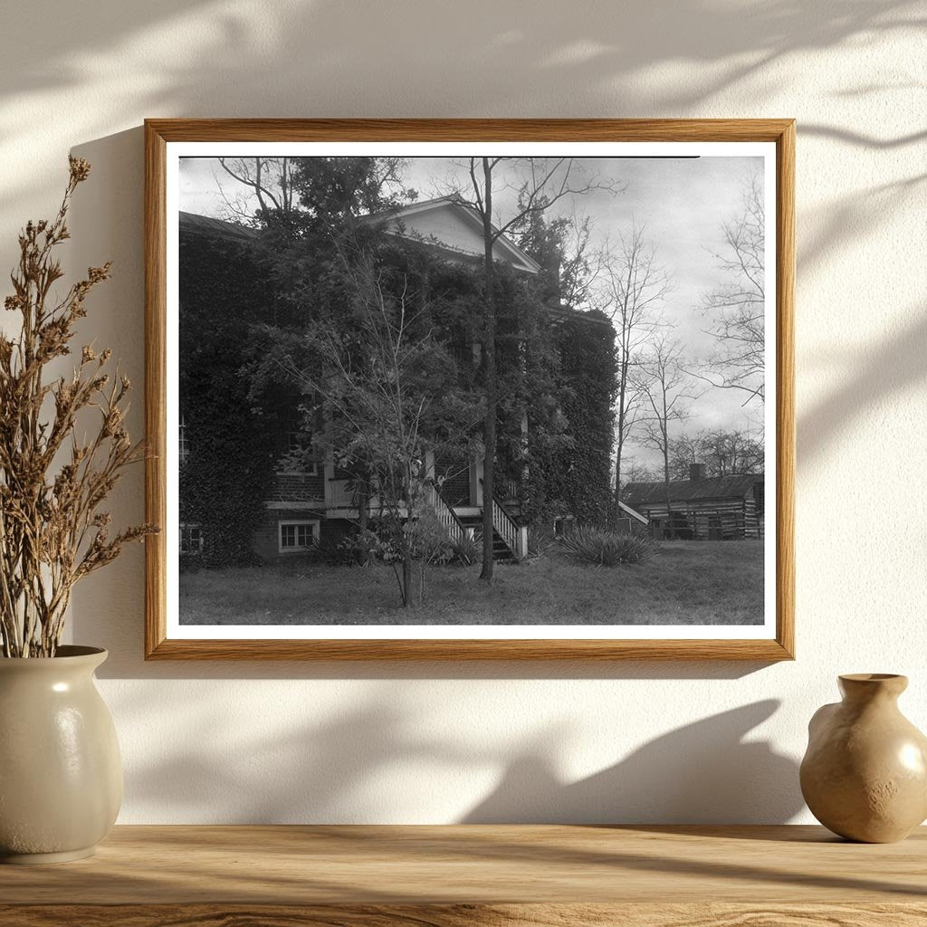 Log Cabin in Amherst County, Virginia, 1953 Image