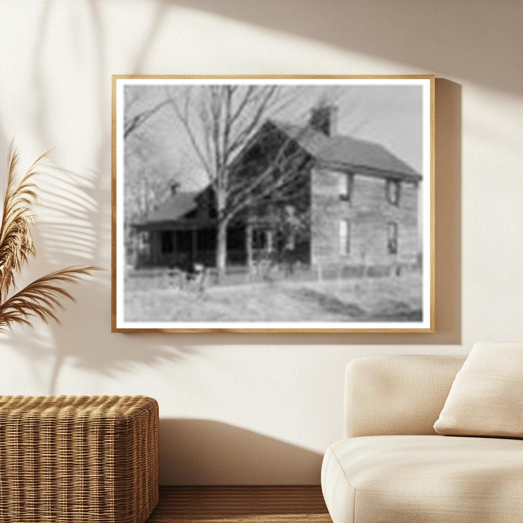 Vintage Appomattox VA Storage Building Photo 1953