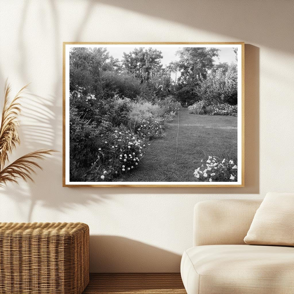 Garden Scene in Staunton, VA - Early 20th Century