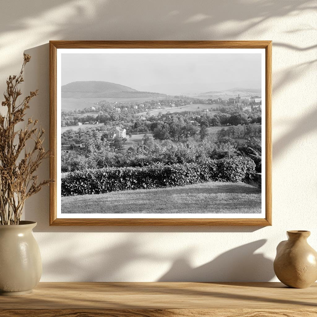 Vintage Photograph of Staunton, VA Architecture, 20th Centur