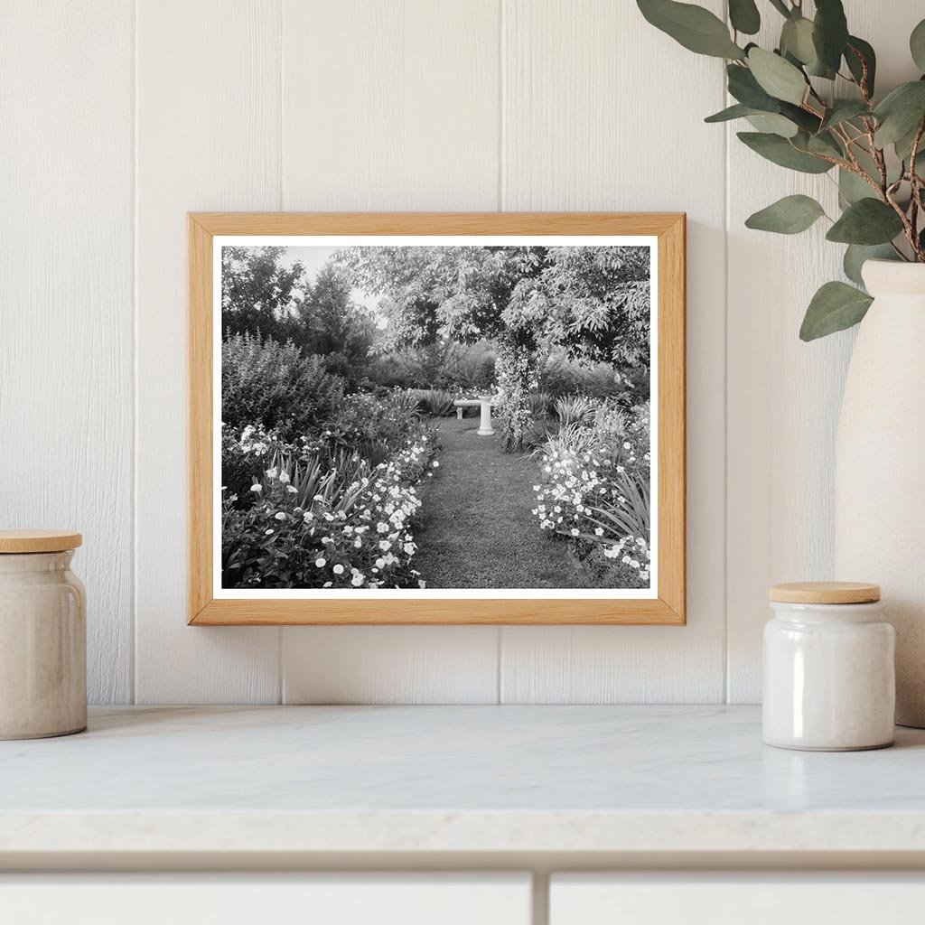 Vintage Garden Photo in Staunton, VA - Early 20th Century