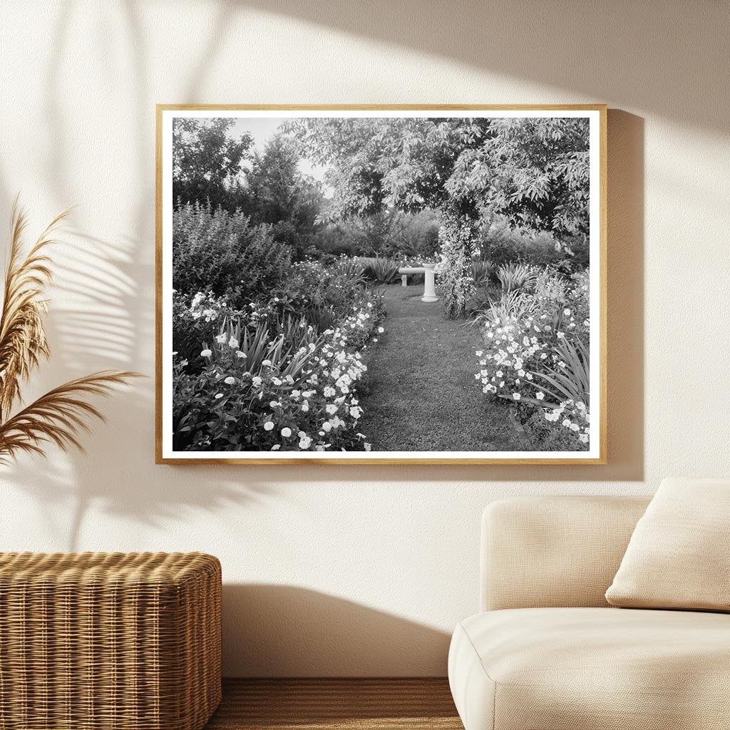 Vintage Garden Photo in Staunton, VA - Early 20th Century