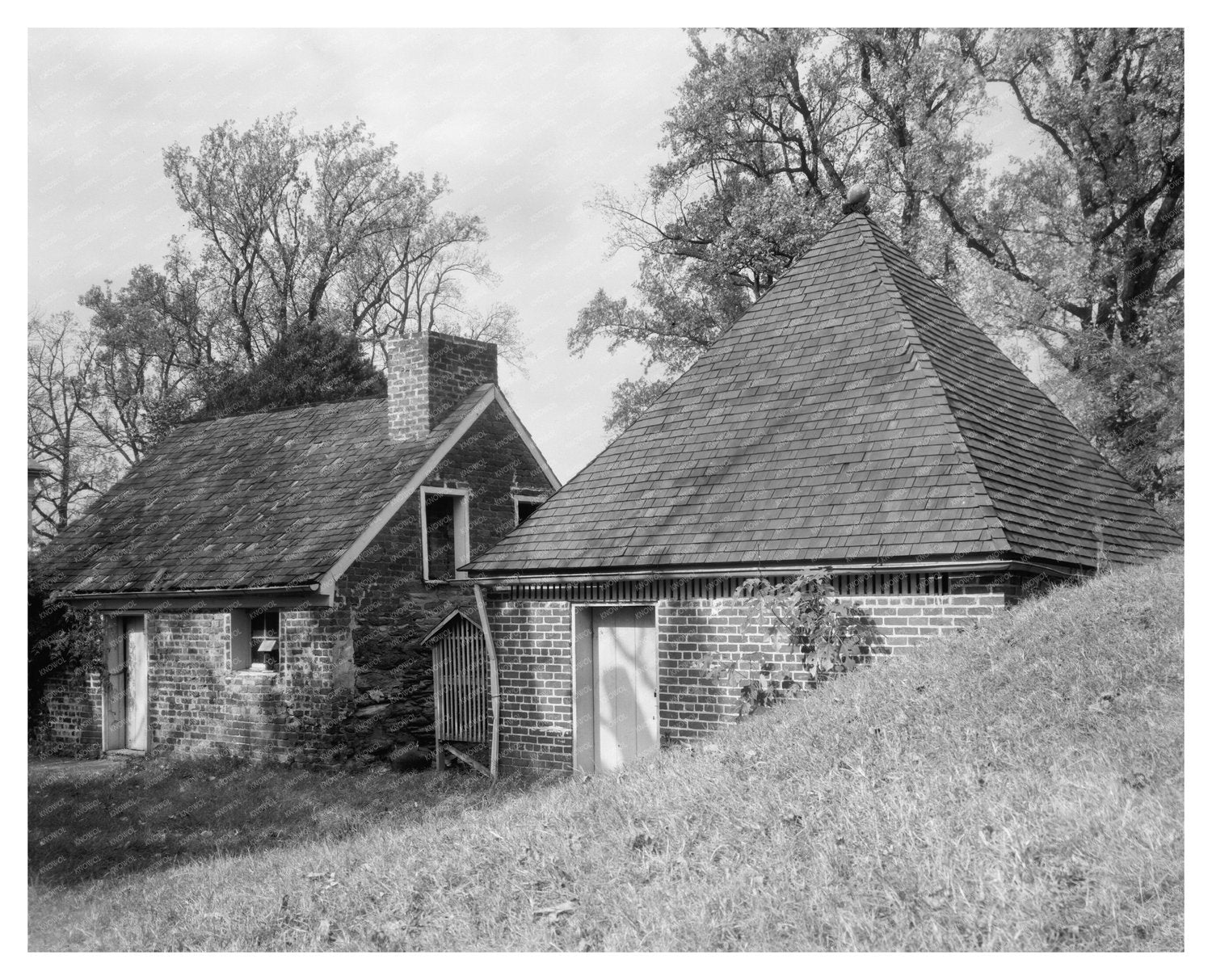 Jeffersons Bedford Estate Kitchen, Lynchburg VA 20th Century