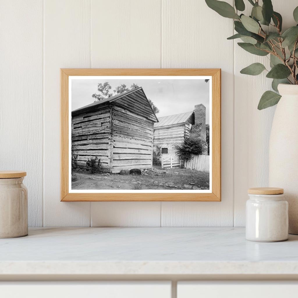 1760 Log Cabin in Fincastle, Virginia - Historic Photo