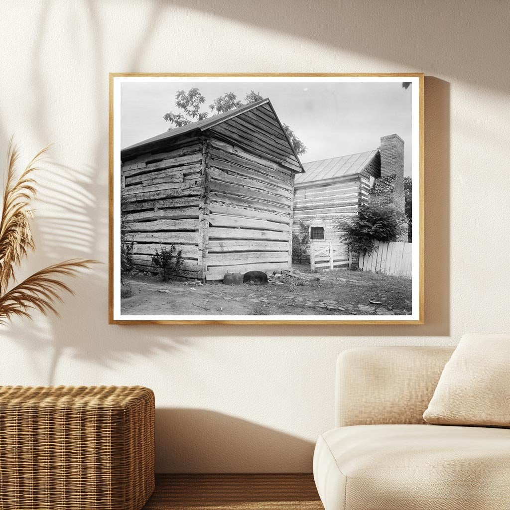 1760 Log Cabin in Fincastle, Virginia - Historic Photo