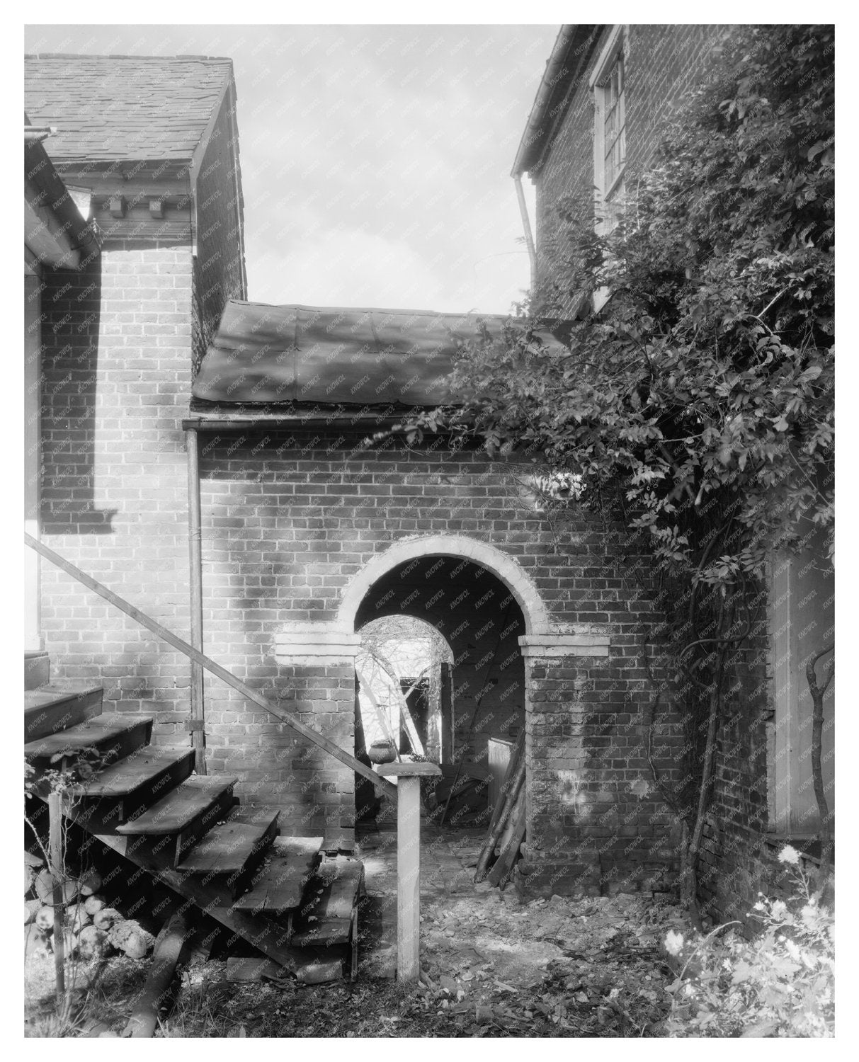 1910s Architecture in Buckingham, Virginia: Vintage Photo