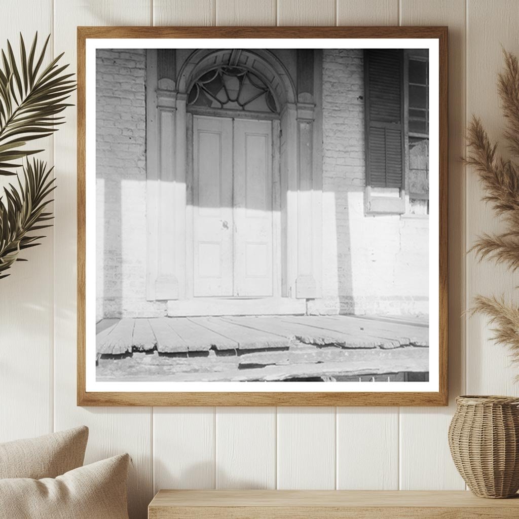 Historic Doorway in Bowling Green, Virginia, Early 1900s