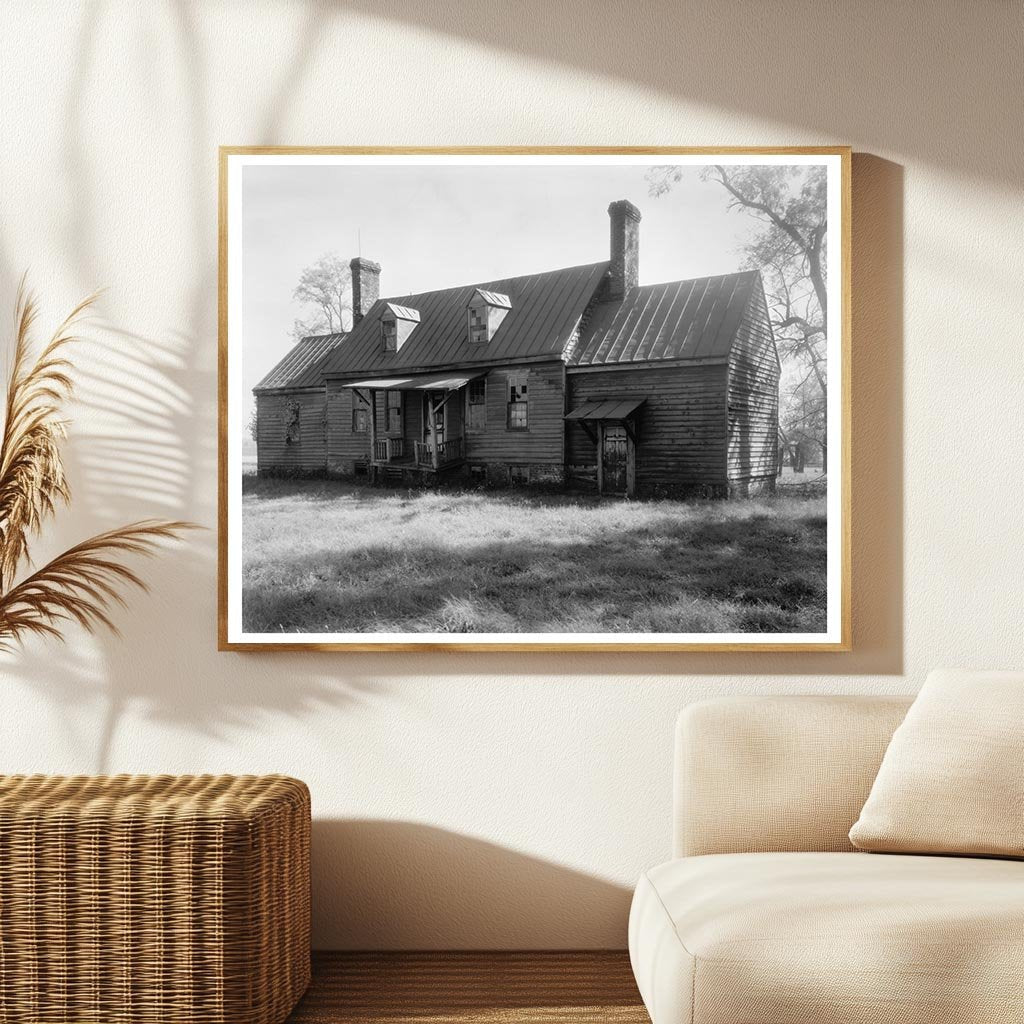 Caroline County, VA Historical Architecture Photo, 1953