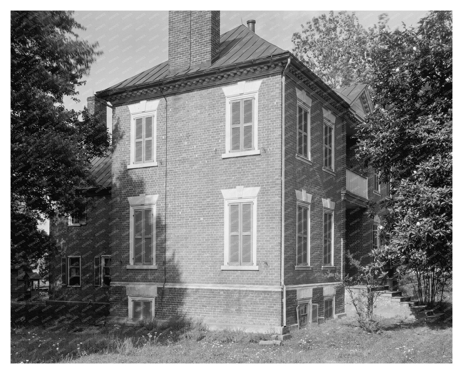 Historic House in Caroline County, Virginia, 1953