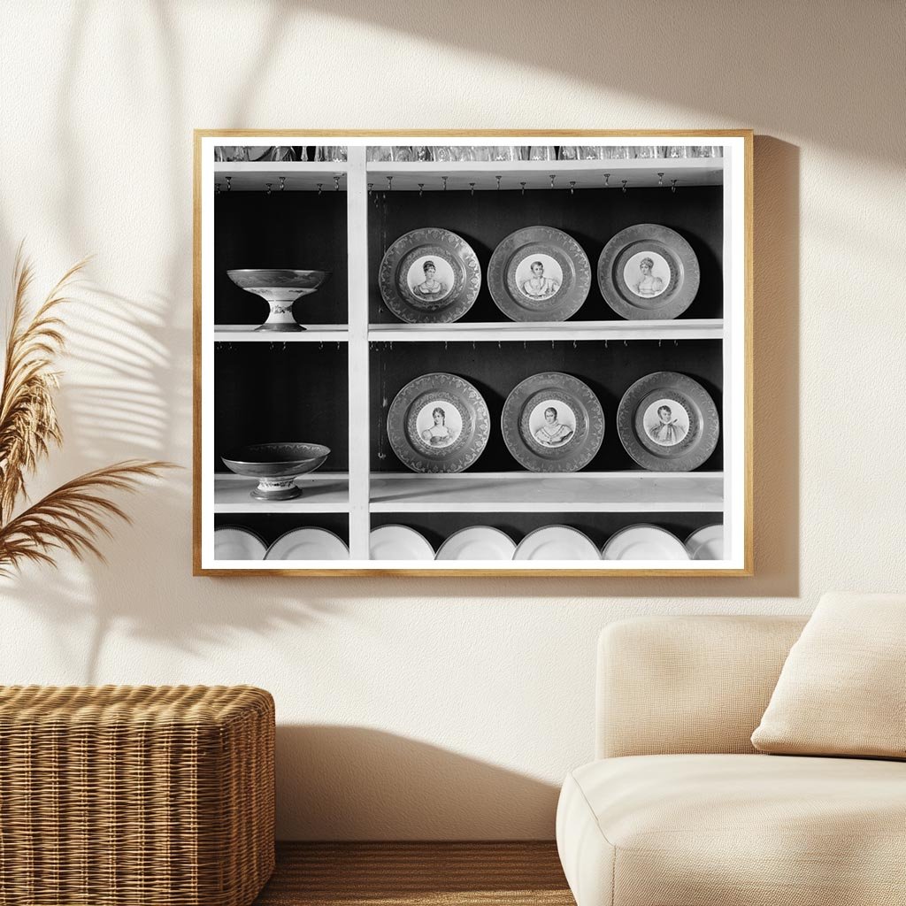 Lynchburg, VA Vintage Photograph of 19th-Century Interiors