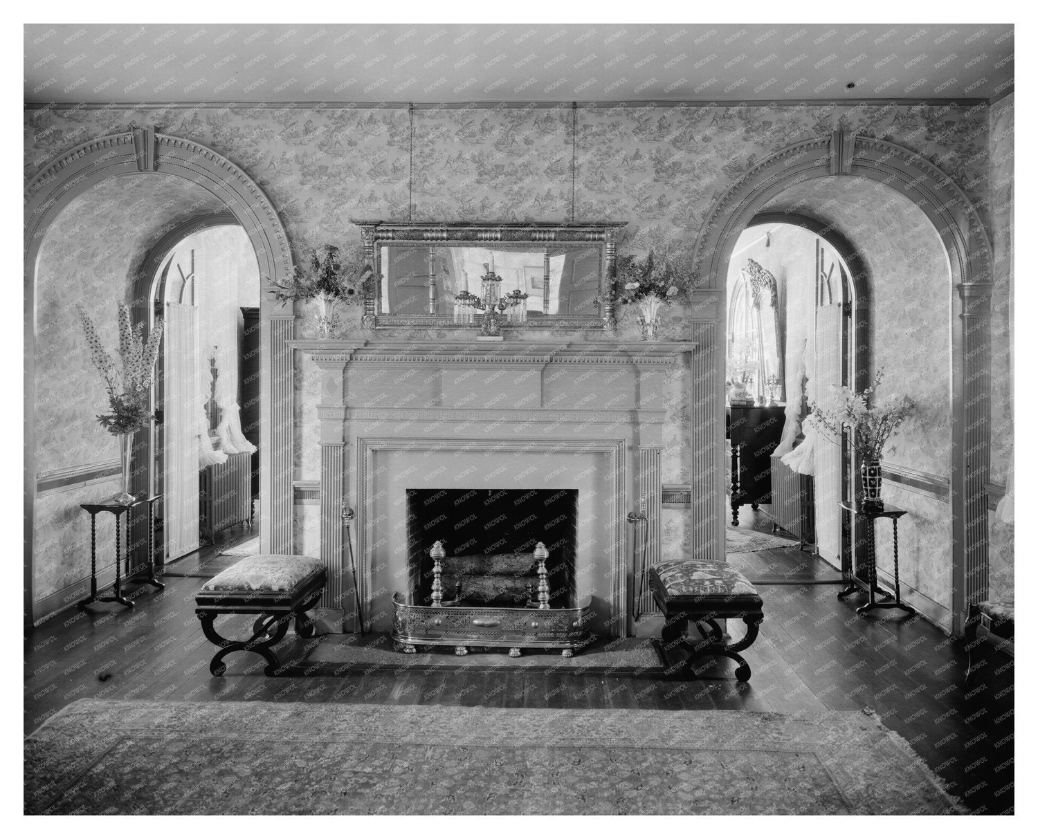 Early 20th-Century Interior, Lynchburg VA, 1953