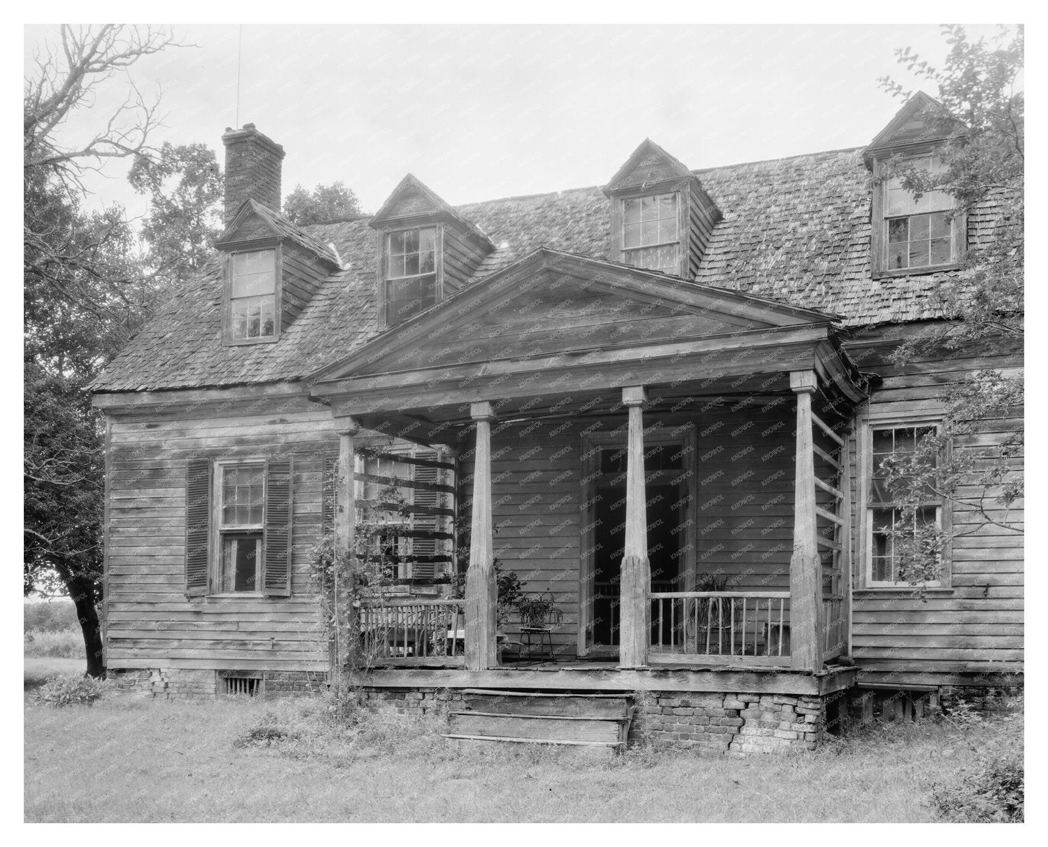 1730 Wooden House in Weyanoke, VA - Carnegie Survey
