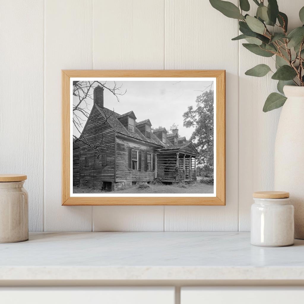 1730 Wooden House, Weyanoke, Virginia - Historic Photograph