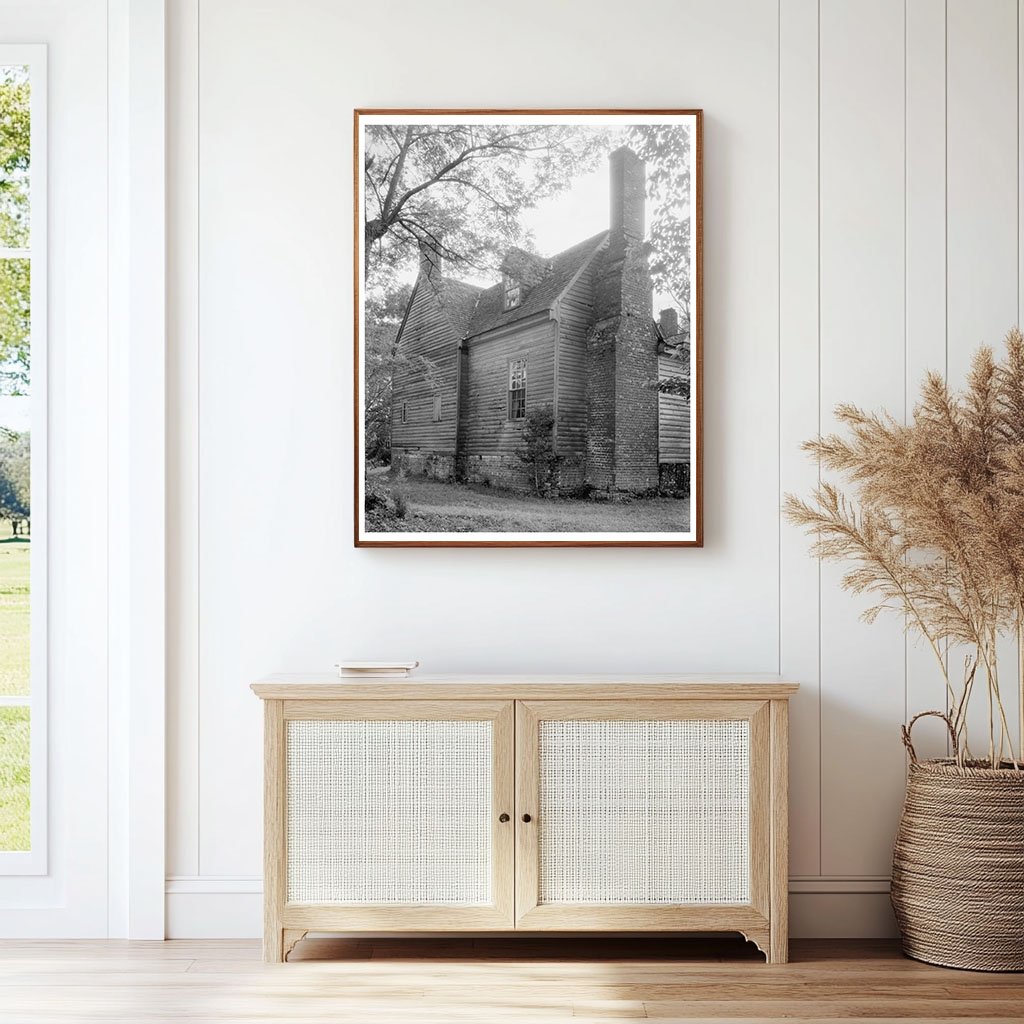 1730 Wooden House in Weyanoke, Virginia - Carnegie Survey