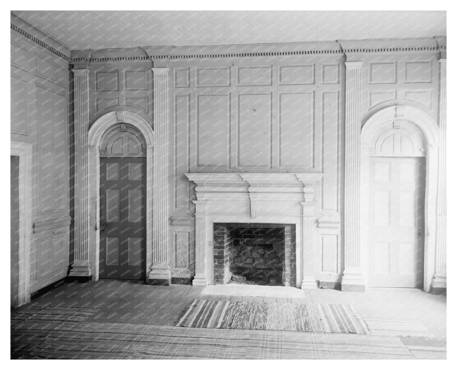 Weyanoke, VA Historic Interior View, 1730 Architecture
