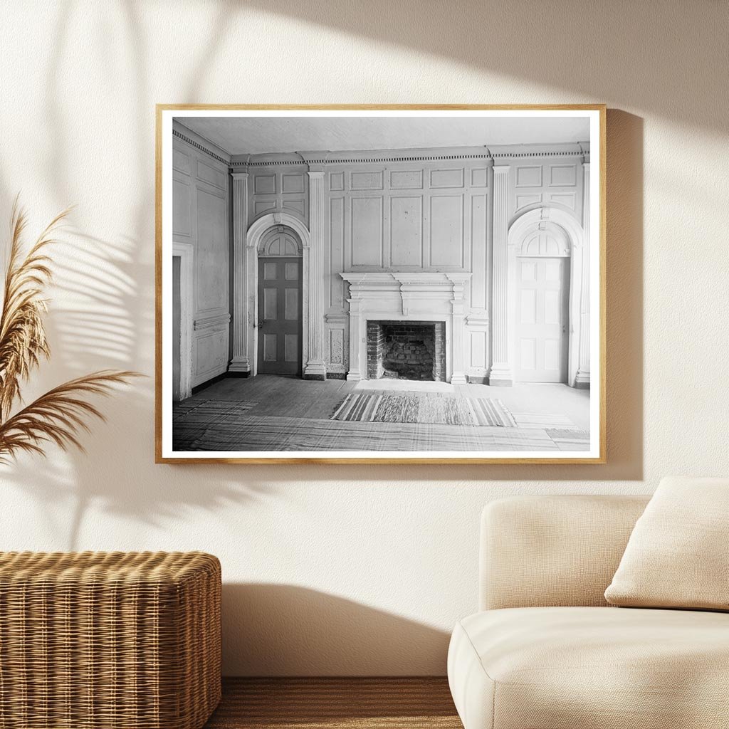 Weyanoke, VA Historic Interior View, 1730 Architecture