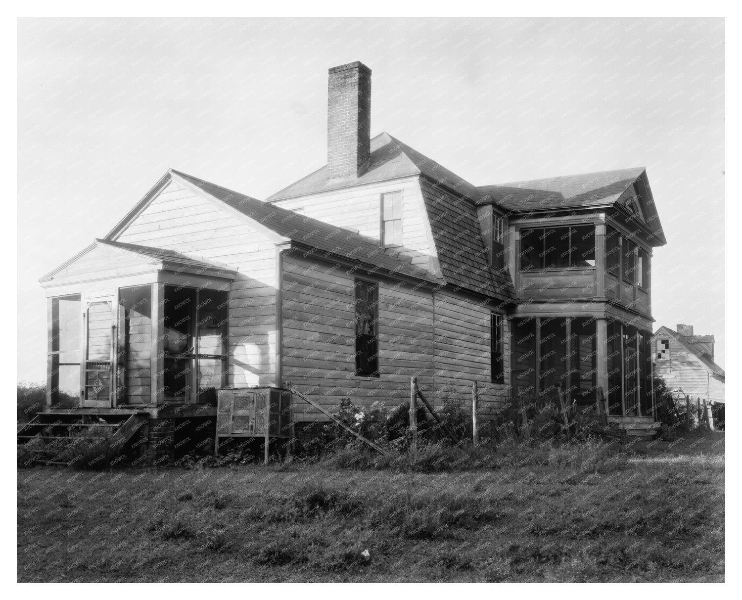 Barretts Ferry Architecture, Charles City County, VA 1900s