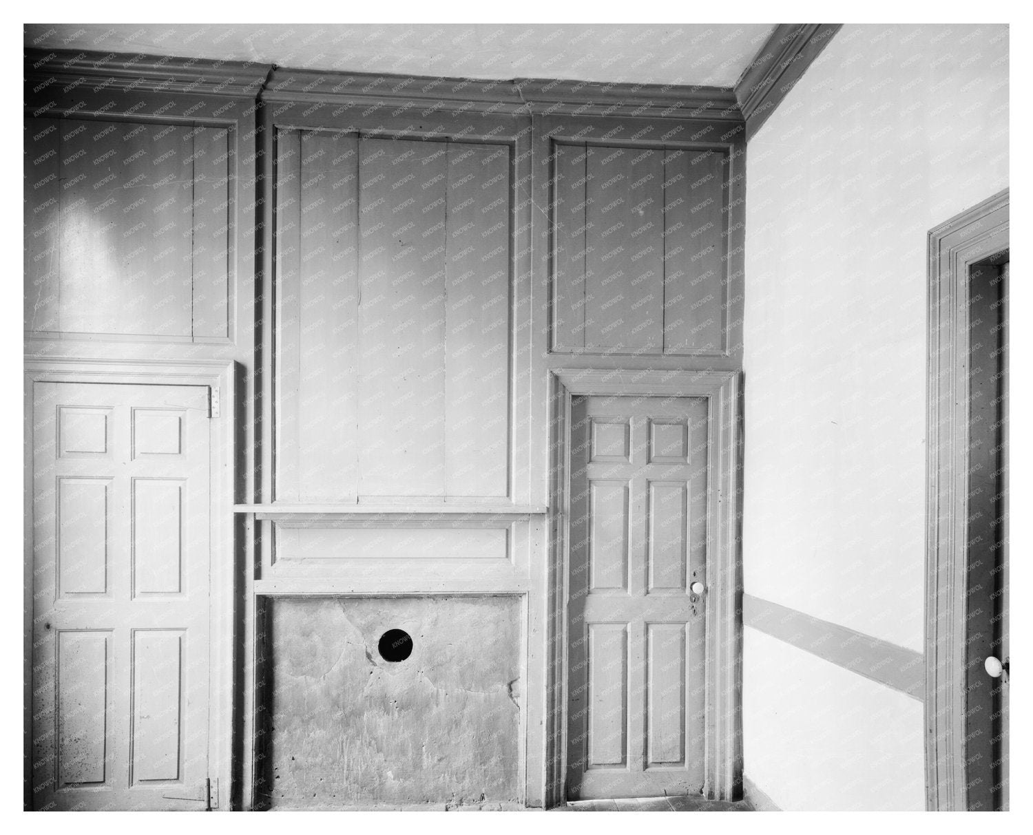 Weyanoke Building Charles City VA Historic Photo 1740