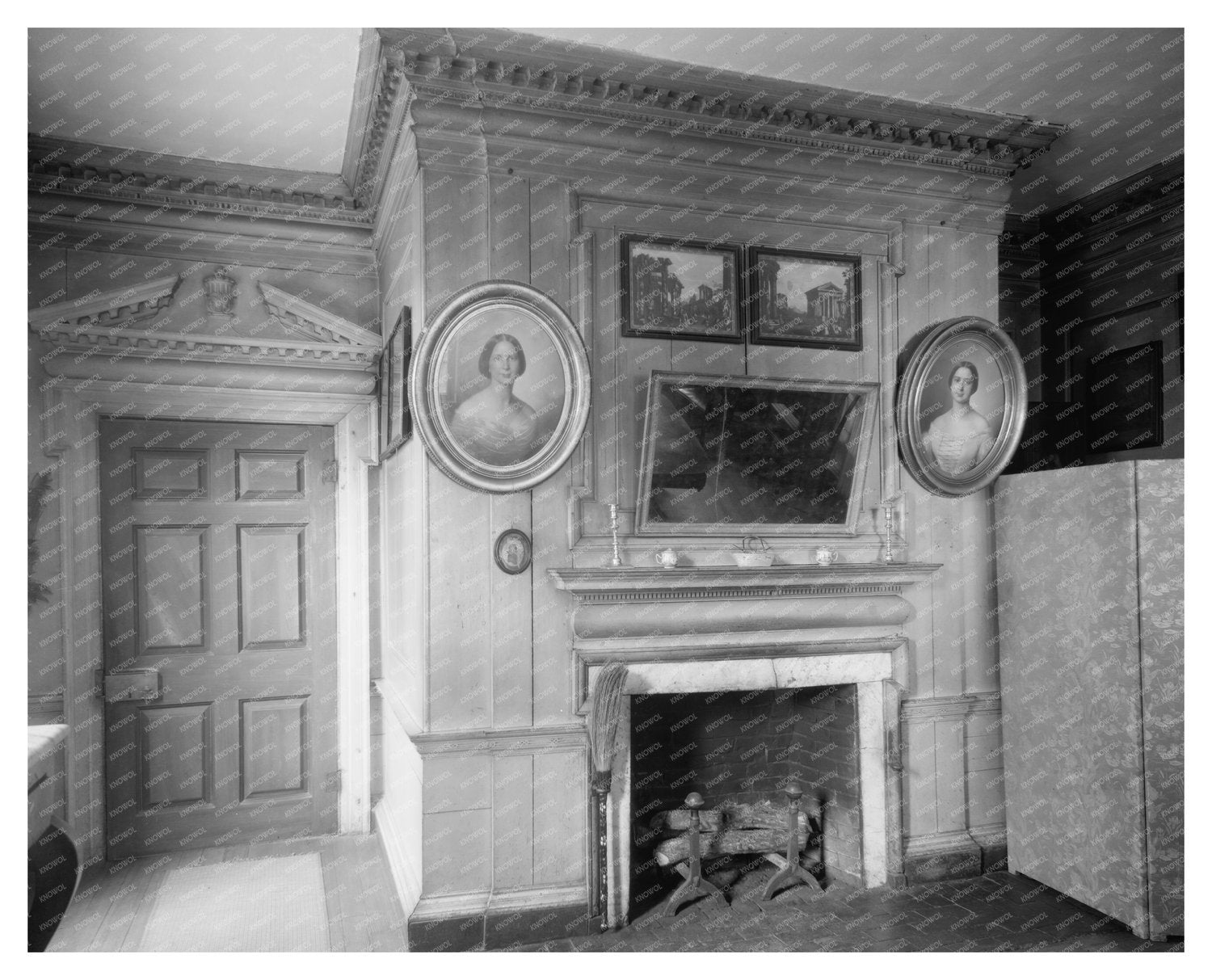 Shirley, VA 1650: Historic Architecture Photograph