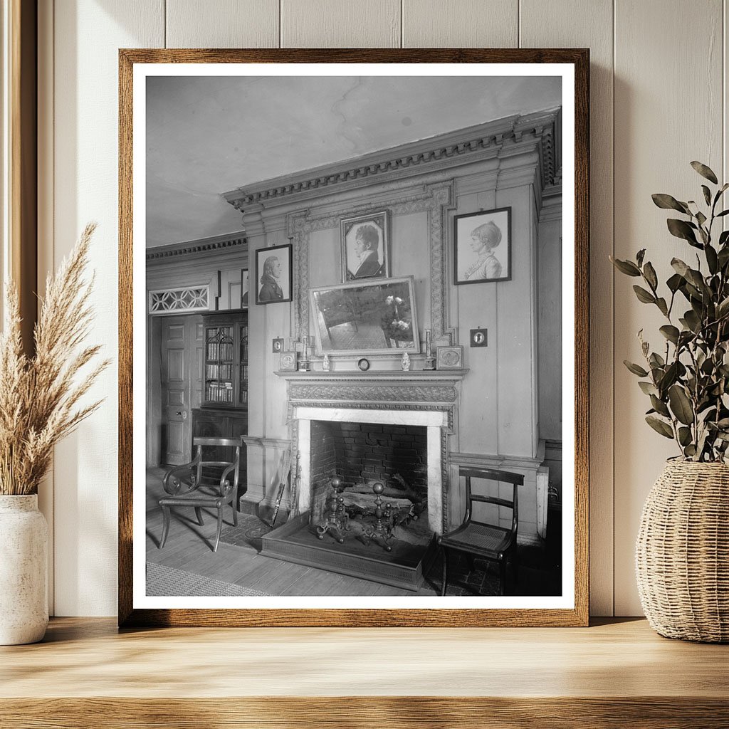 Shirley Plantation, Charles City, VA, 1650 History Photo