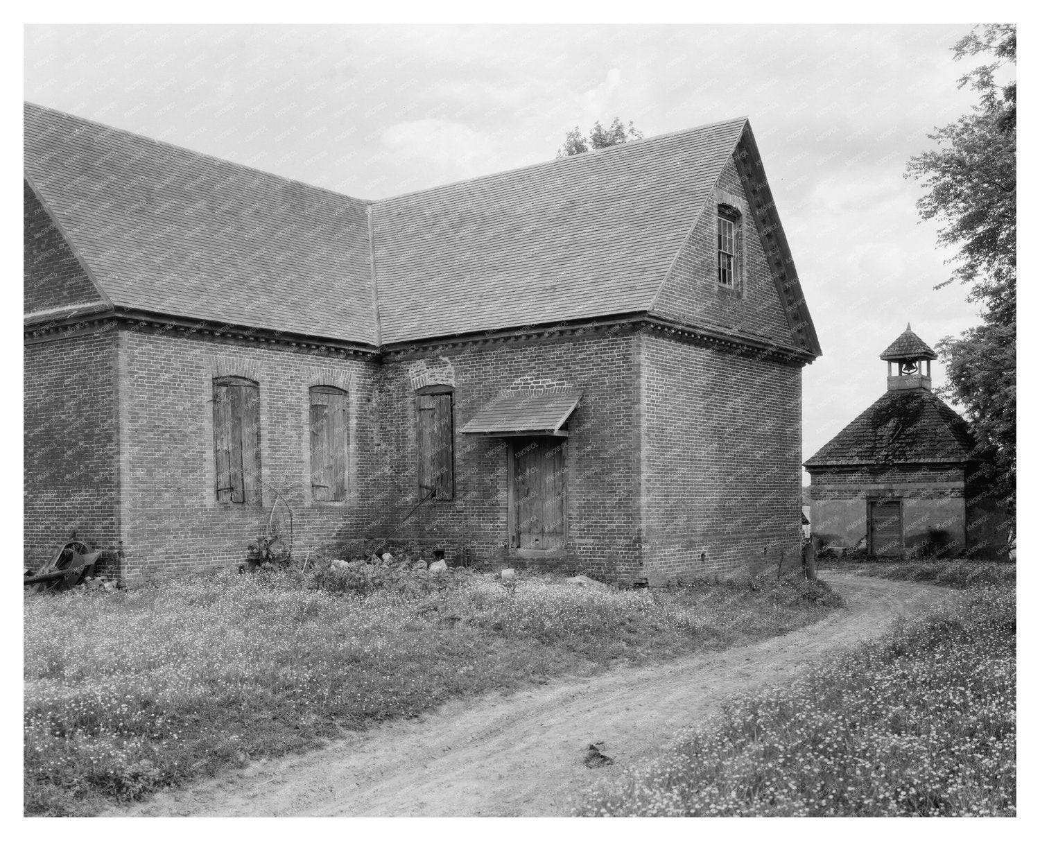 Shirley Plantation, Charles City, VA - Historic Photo 1953