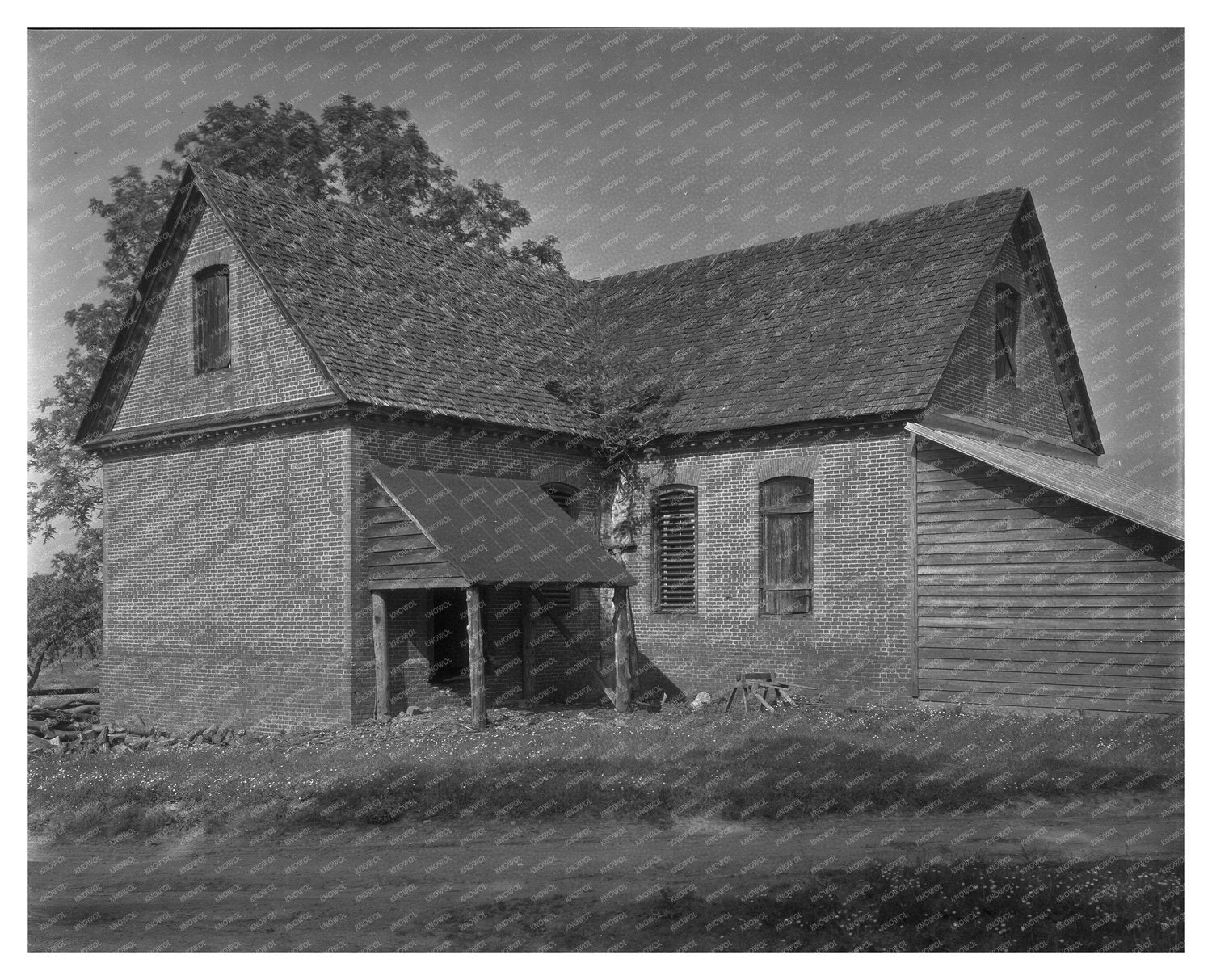 Shirley Plantation Photo, Charles City, Virginia, 1953