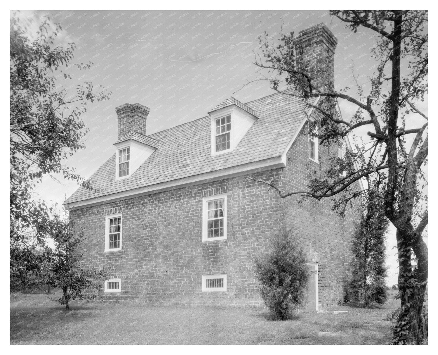 Weyanoke, VA Historic Brick House Photo, 20th Century