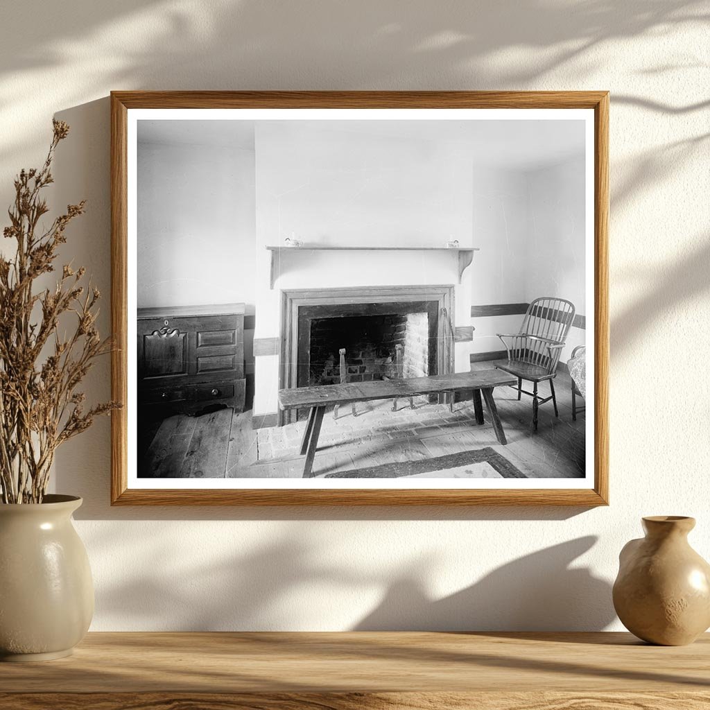 Weyanoke Interior Scene, Charles City County, VA, 20th Centu