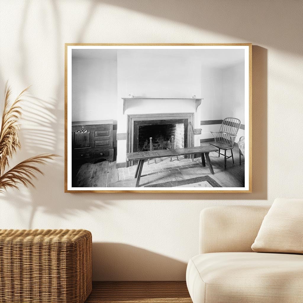 Weyanoke Interior Scene, Charles City County, VA, 20th Centu