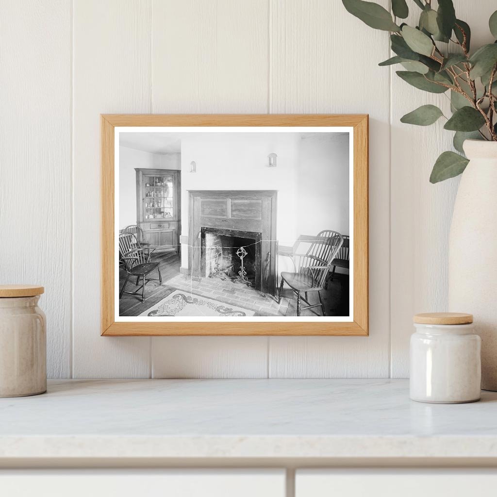 Weyanoke Interior, Charles City VA, 1900s Historical Photo