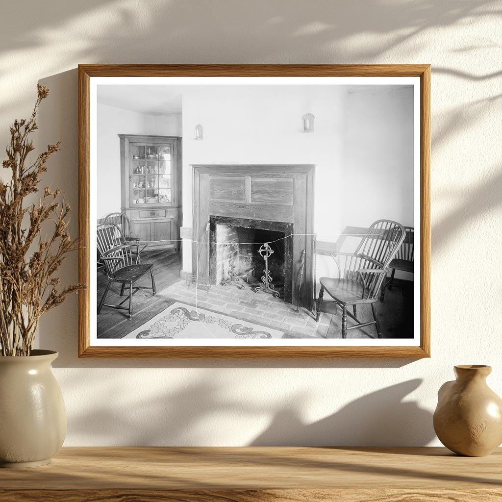 Weyanoke Interior, Charles City VA, 1900s Historical Photo